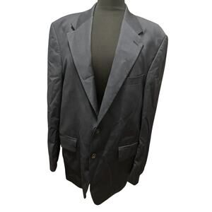 Polo Ralph Lauren Traveler Wool Sport Coat Blazer Jacket Navy Size 46